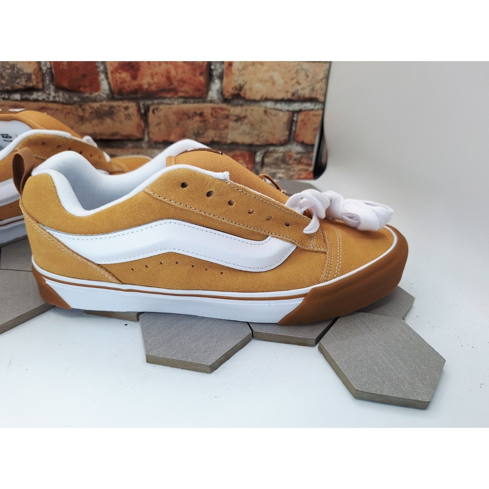 Vans‎ Knu Skool Gum Bumper Honey Yellow Wheat Timberland Inspired Gum Men Sz 10 - Picture 7 of 9